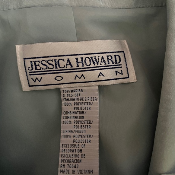 Jessica Howard Women Dressy Collared Skirt Suit 20W - Picture 5 of 5